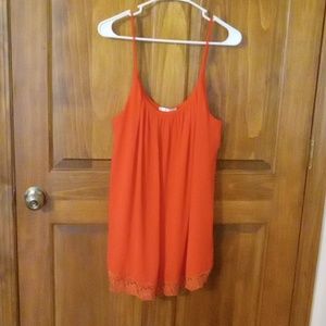 Reborn J Lined spaghetti top women's top  size medium